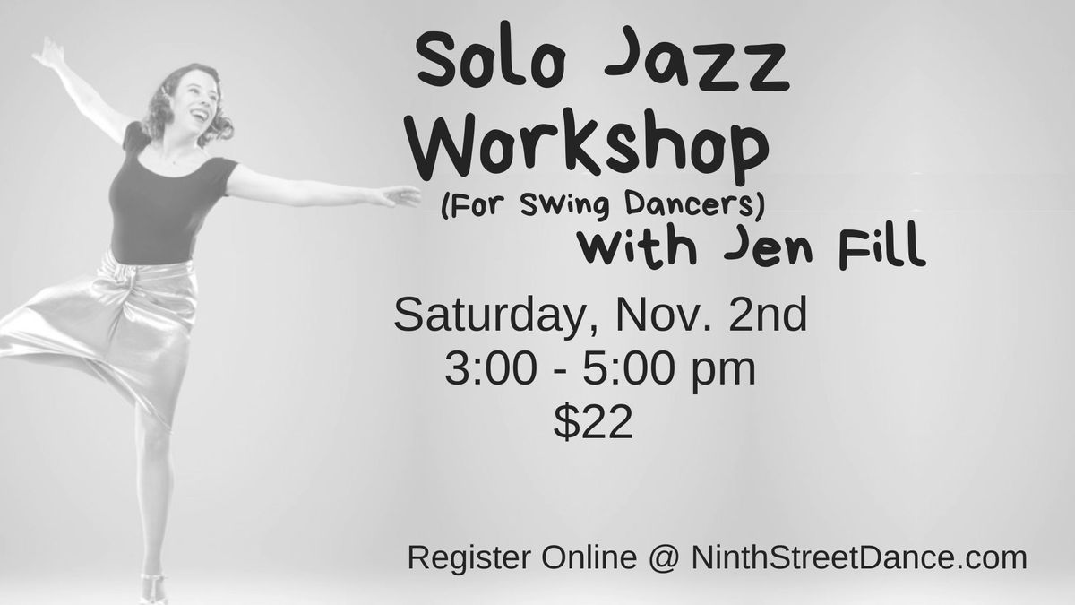 Intro to Solo Jazz for Swing Dancers