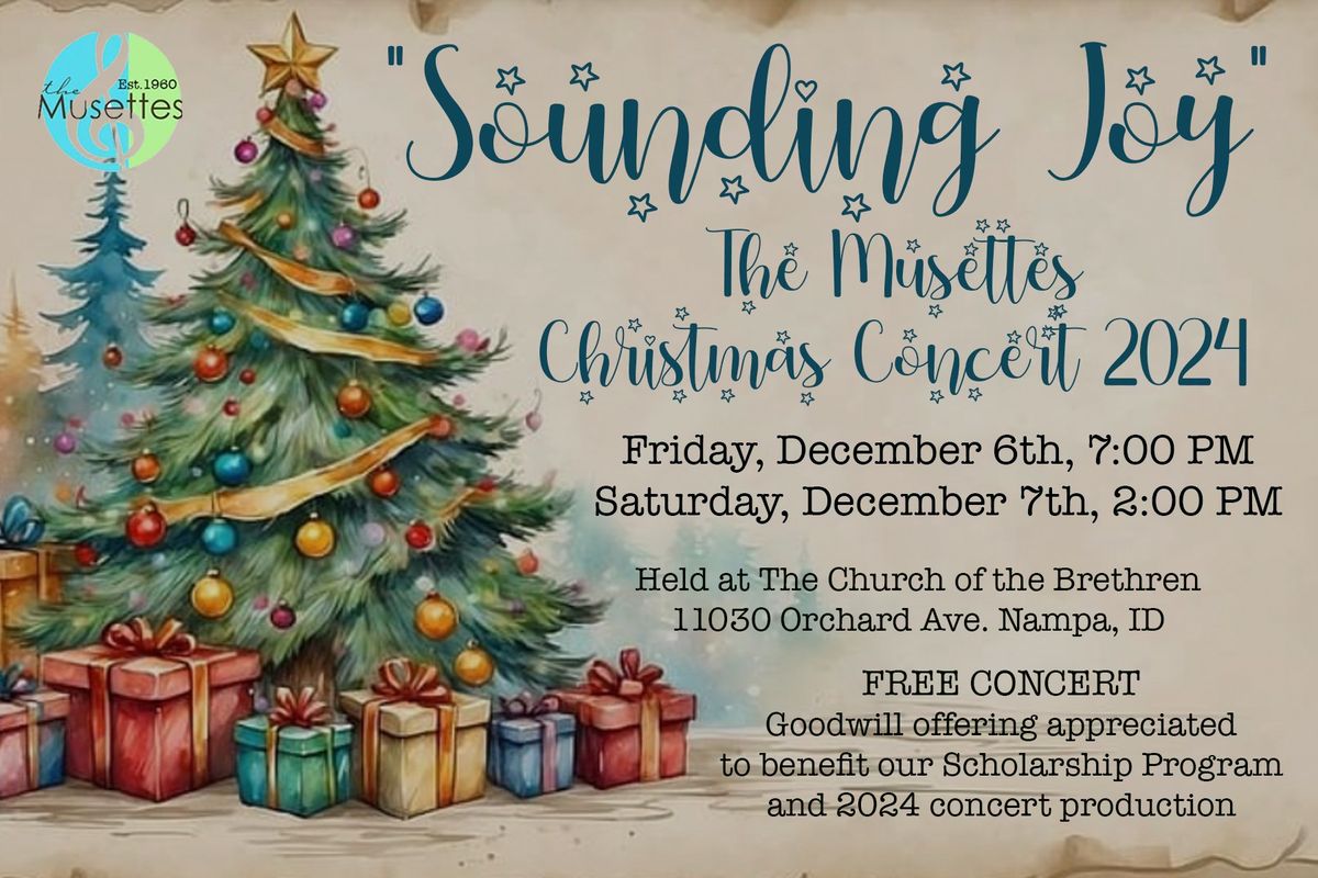 "Sounding Joy" The Musettes Christmas Concert 2024