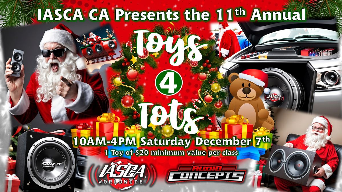 11th Annual Toys 4 Tots at Audio Concepts Fresno