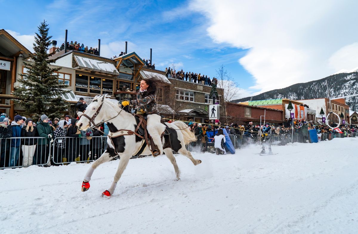 Banff Skijoring Day 1 - SnowDays Festival 2025