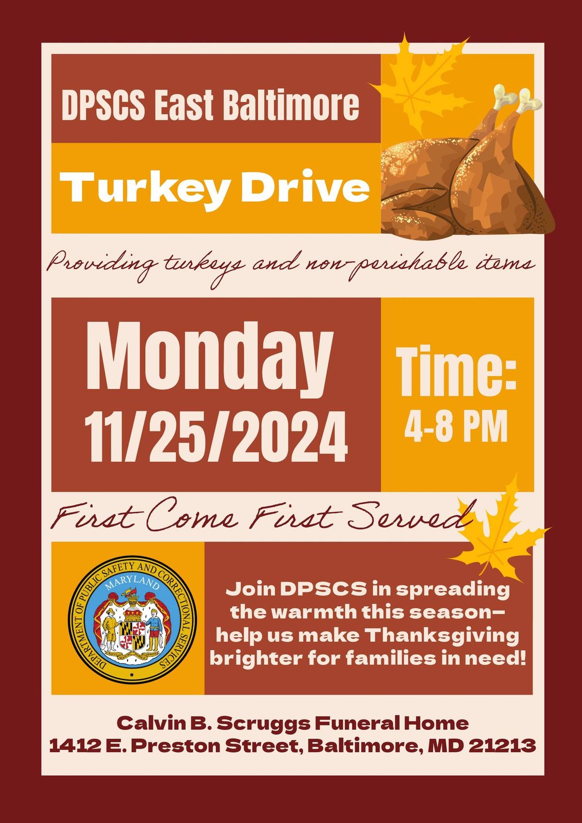 East Baltimore Turkey Drive