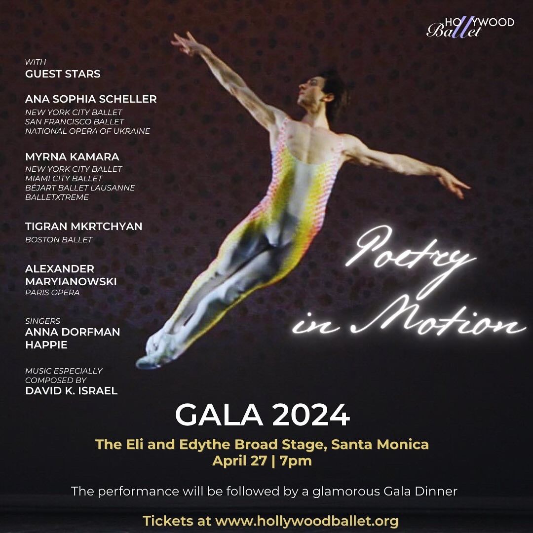 Poetry in Motion - Gala Performance and Dinner