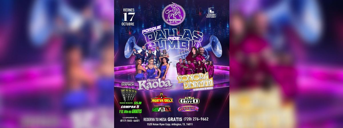 GRUPO KAOBA, SONORA DINAMITA & MAS