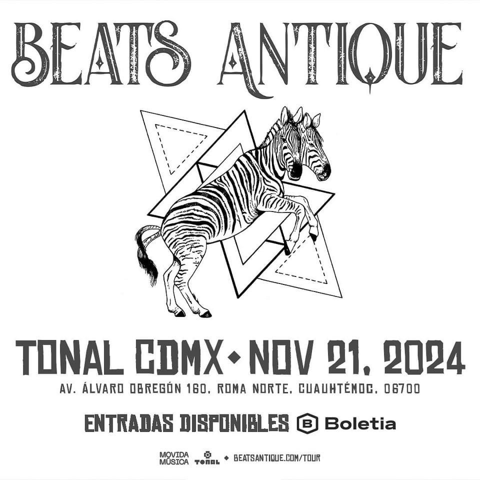 Beats Antique Ciudad de M\u00e9xico \ud83c\udf1f Tonal  21 noviembre 24