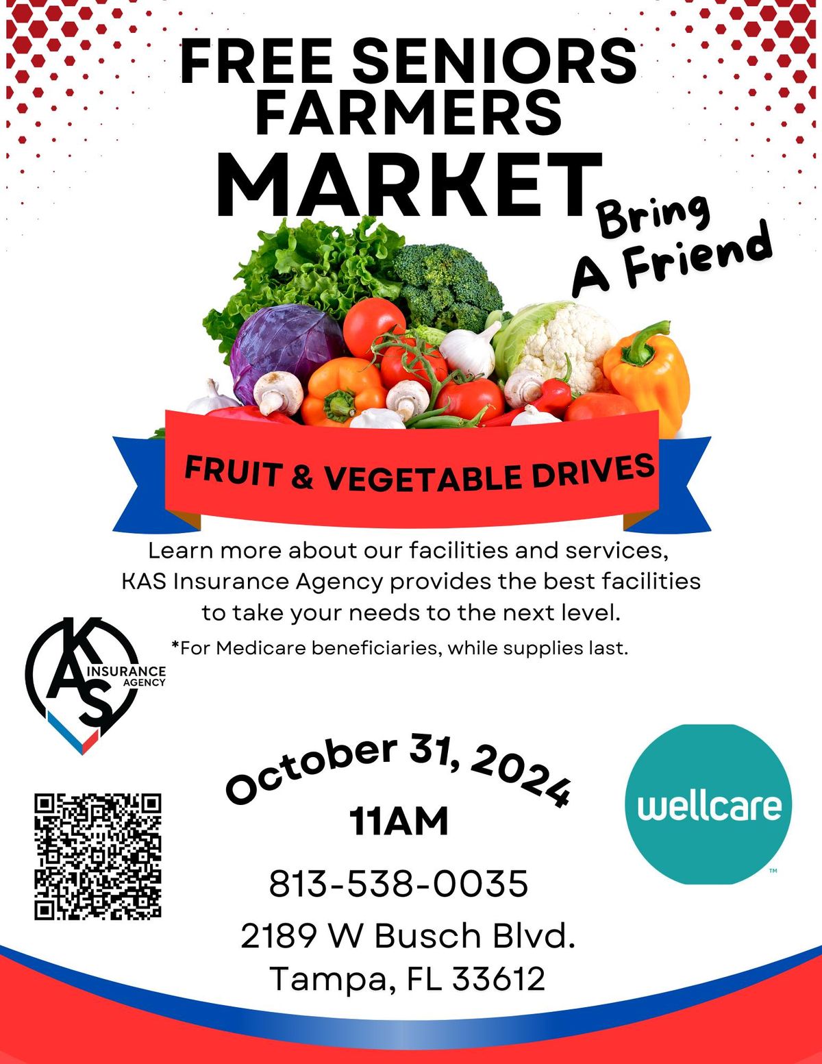 Free Seniors & Farmer's Market