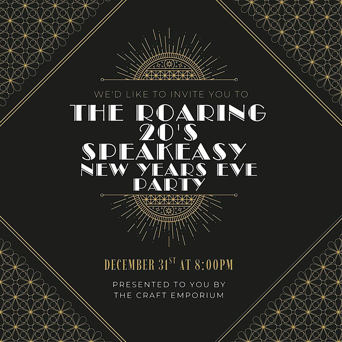 The Great Gatsby - Roaring 20's Speakeasy New Years Party