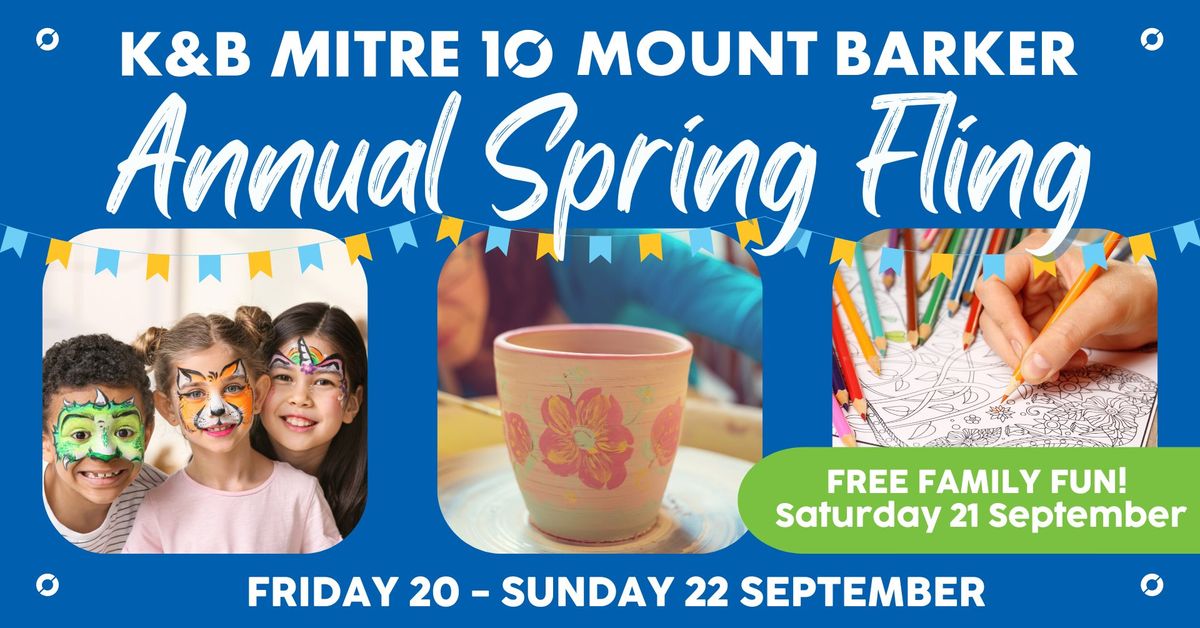 Mount Barker Mitre 10's Annual Spring Fling! 