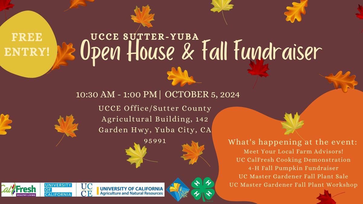 Open House & Fall Fundraiser