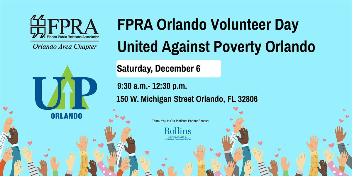 FPRA Orlando Volunteer Day with  United Against Poverty Orlando