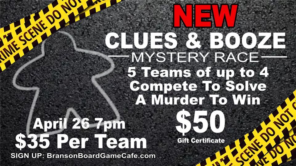 Clues & Booze Mystery Race