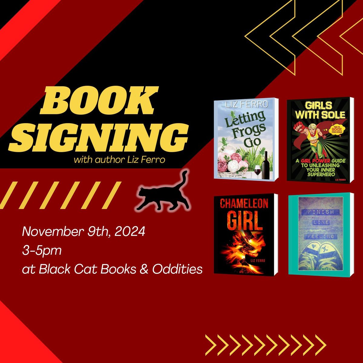 Book Signing with Liz Ferro @ Black Cat Books & Oddities