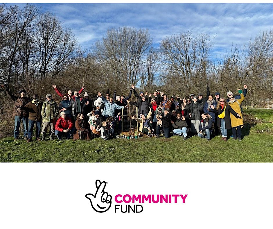 Planting trees in Hackney Downs