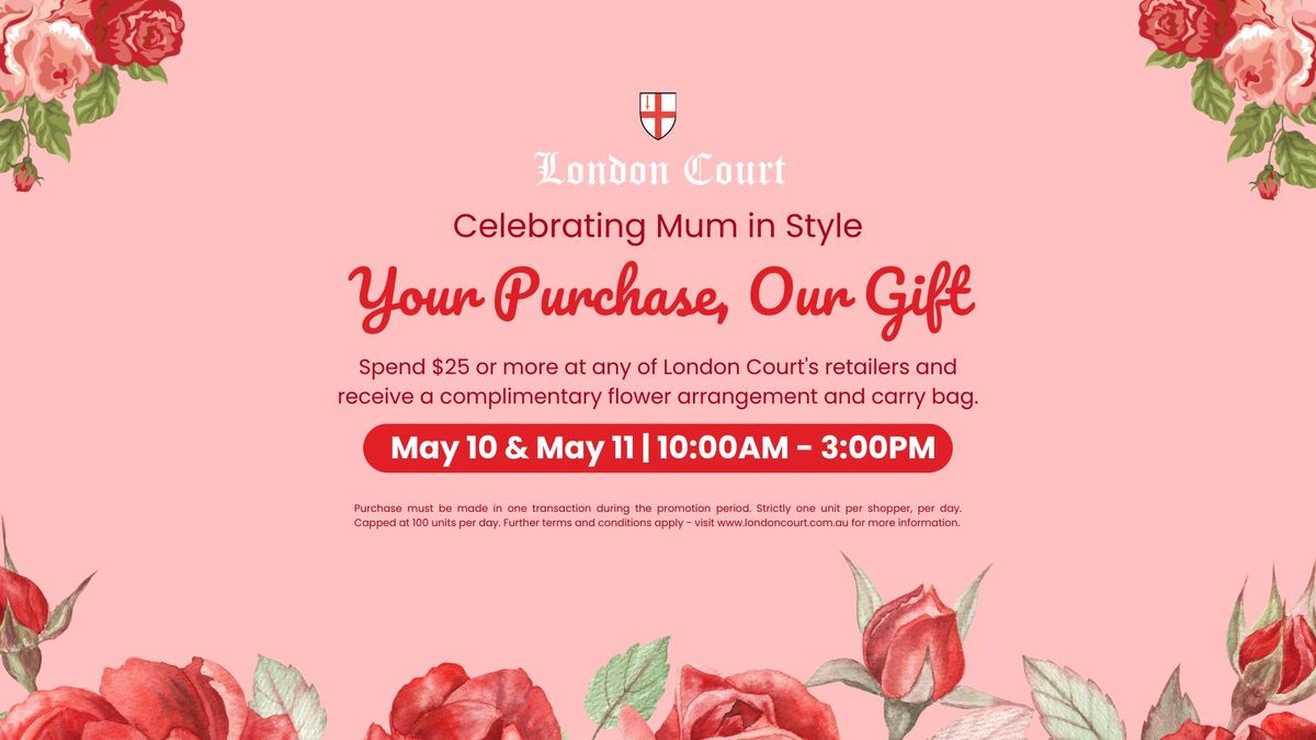 Your Purchase, Our Gift: Celebrating Mum in Style