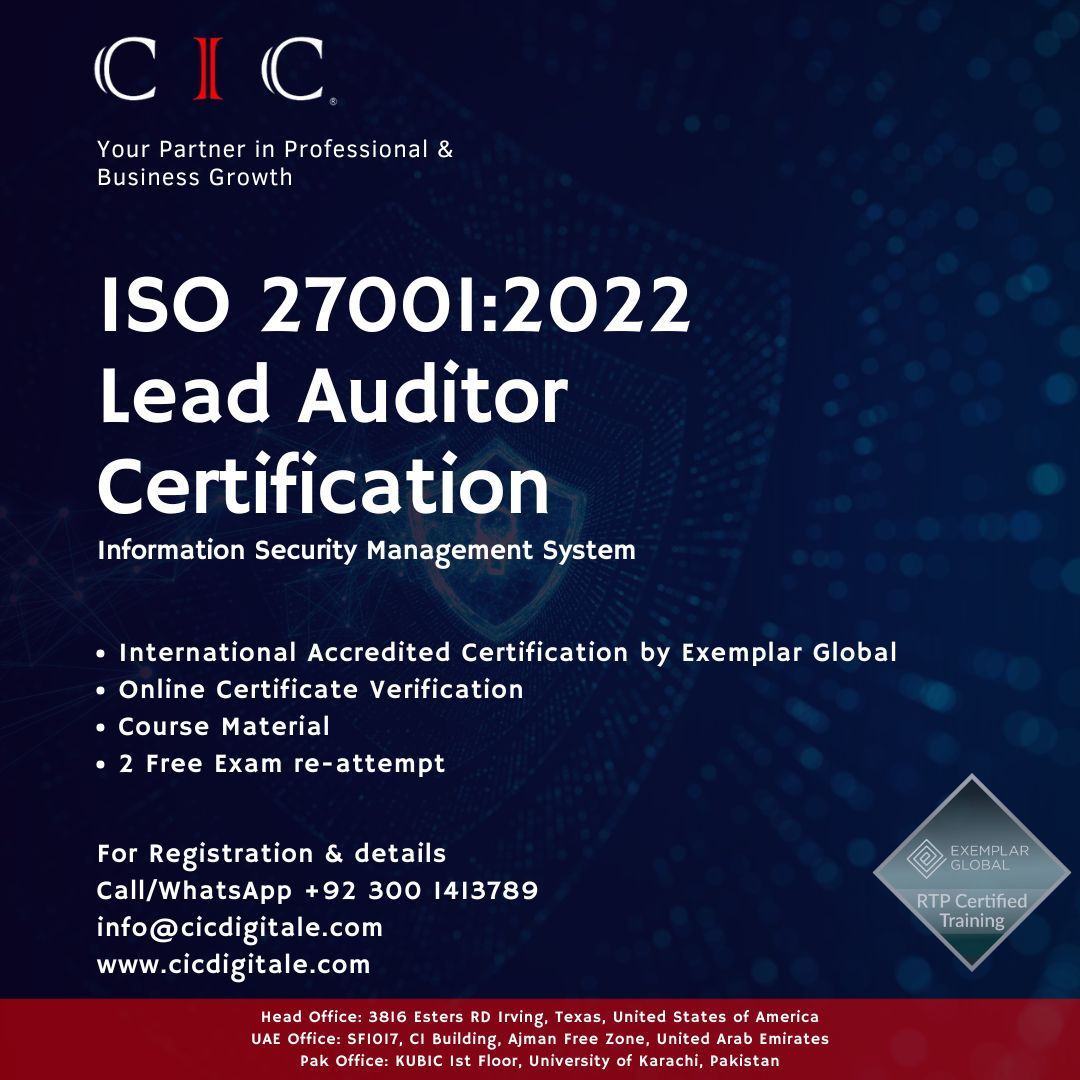 17th Batch of ISO\/IEC 27001:2022 Lead Auditor Certification