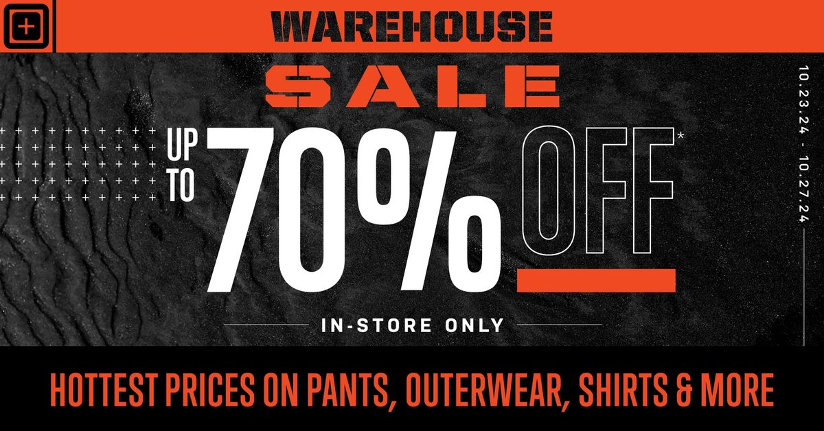 Up To 70% Off 5.11 Charlotte Warehouse Sale