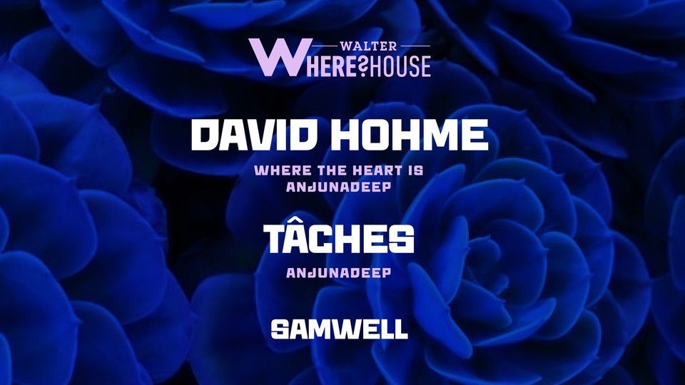 David Hohme & T\u00e2ches (Anjunadeep) at Walter Where?House