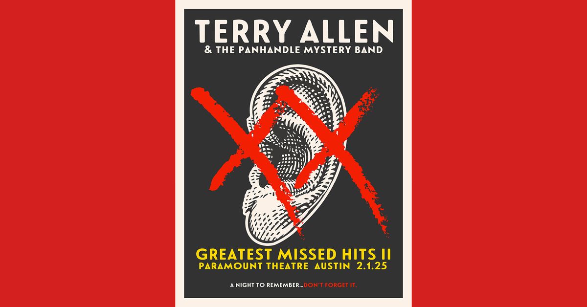 Terry Allen & the Panhandle Mystery Band at Paramount Theatre