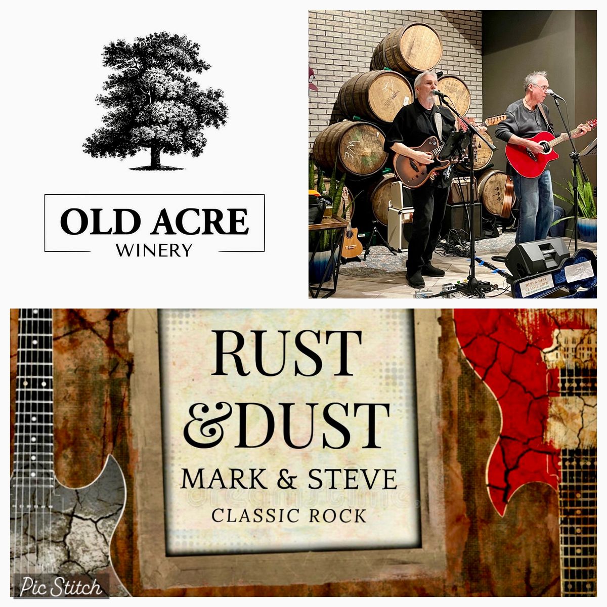 RUST & DUST will be at \u201cOLD ACRE WINERY\u201d 