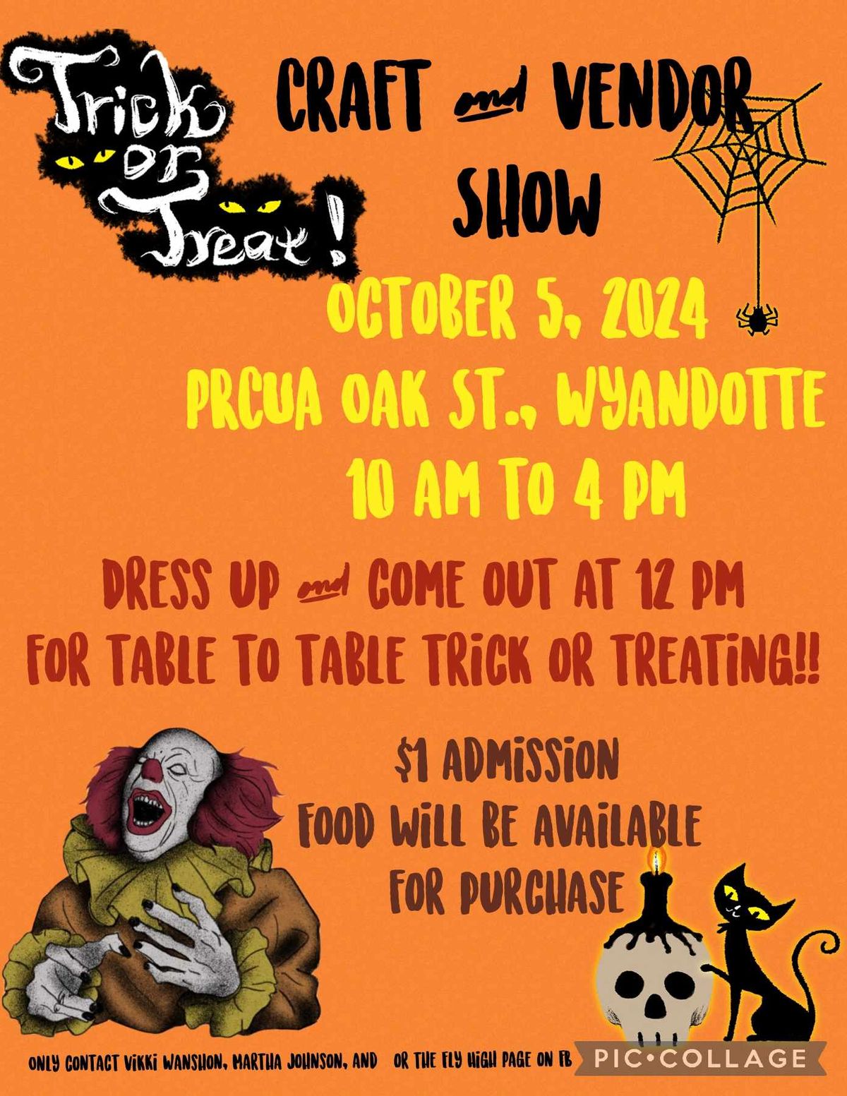 trick or treat craft show!!!!