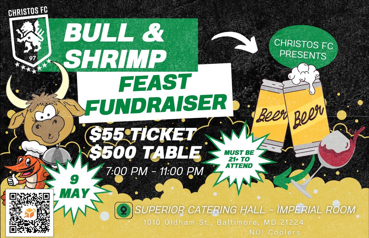 Christos FC | Bull & Shrimp Feast Fundraiser