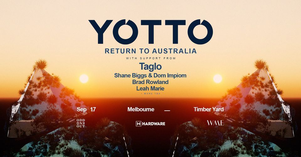 YOTTO Return to Australia - Melbourne