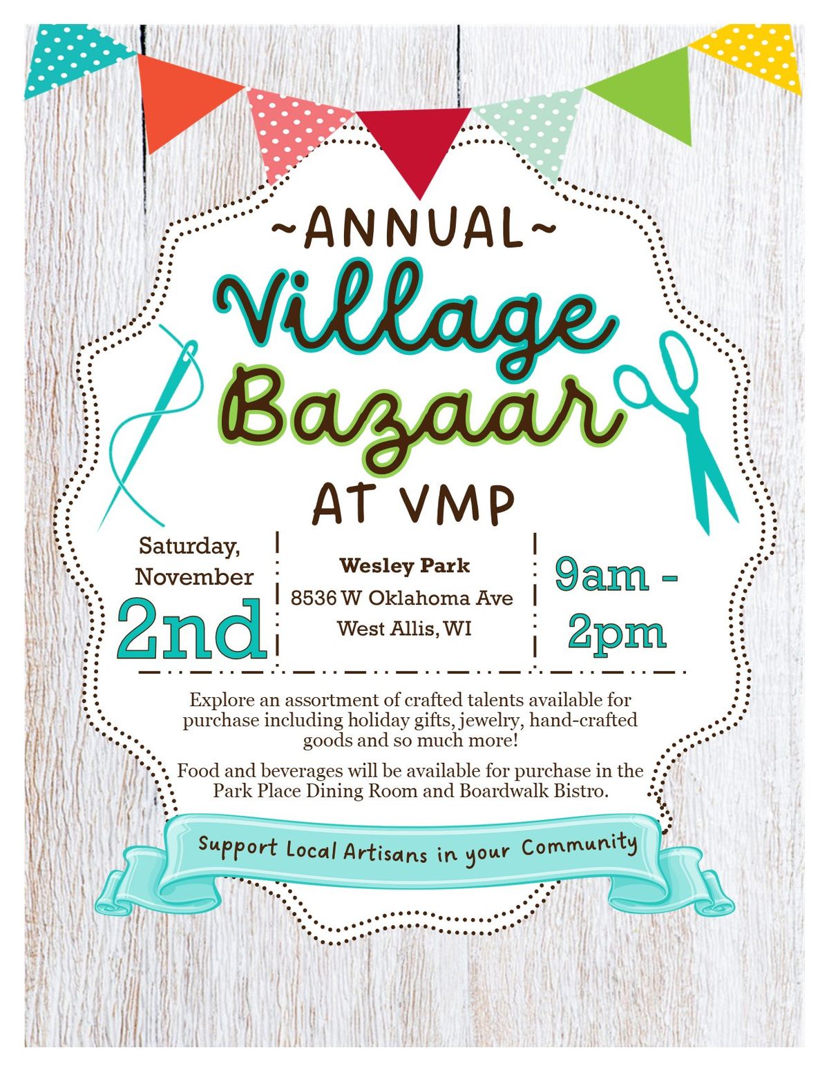 Annual Village Bazaar Craft Fair