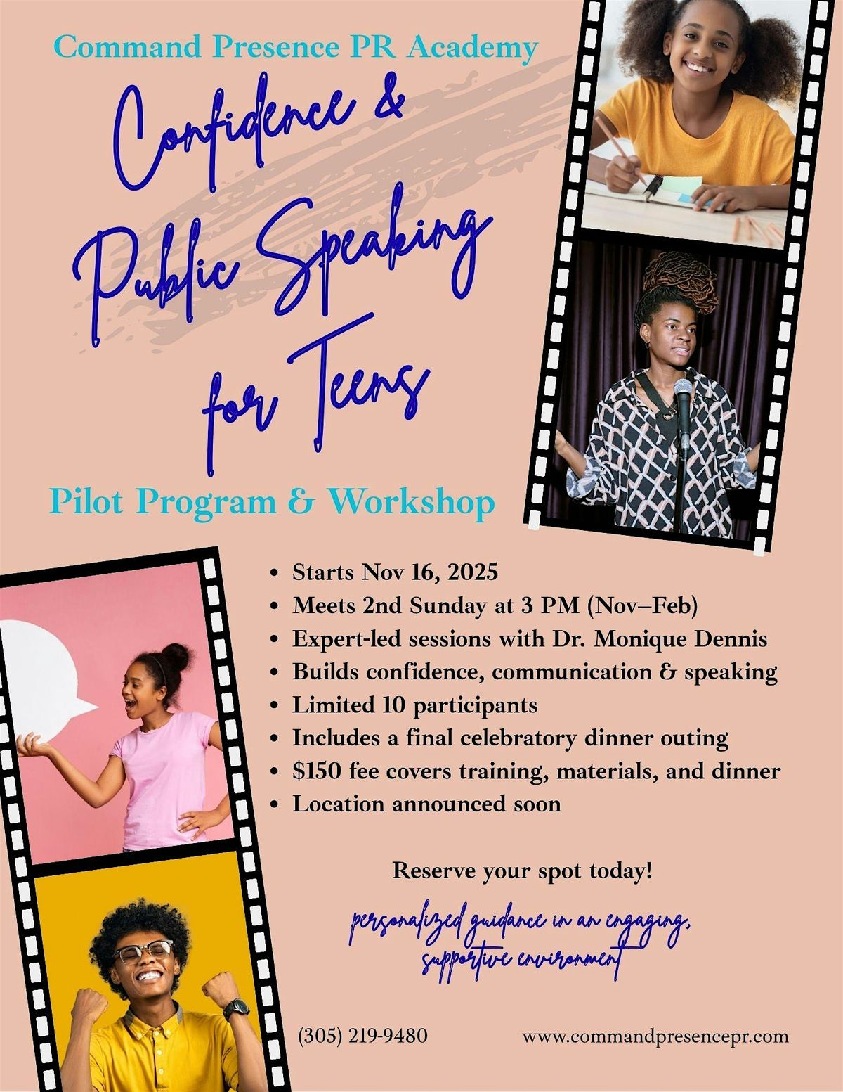 Teen Confidence & Public Speaking