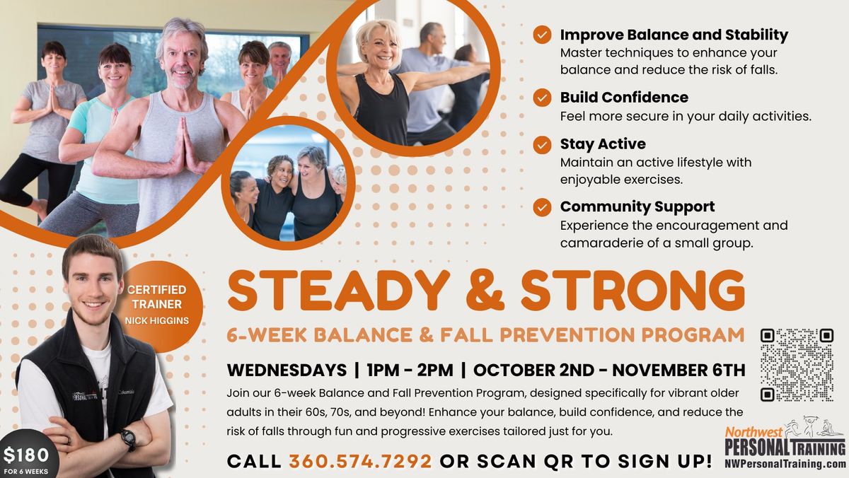 Steady & Strong: 6-Week Balance & Fall Prevention Program