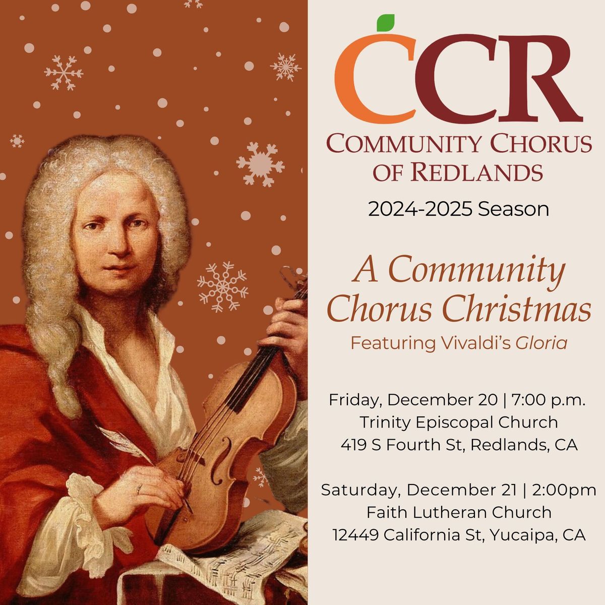 A Community Chorus Christmas Concert