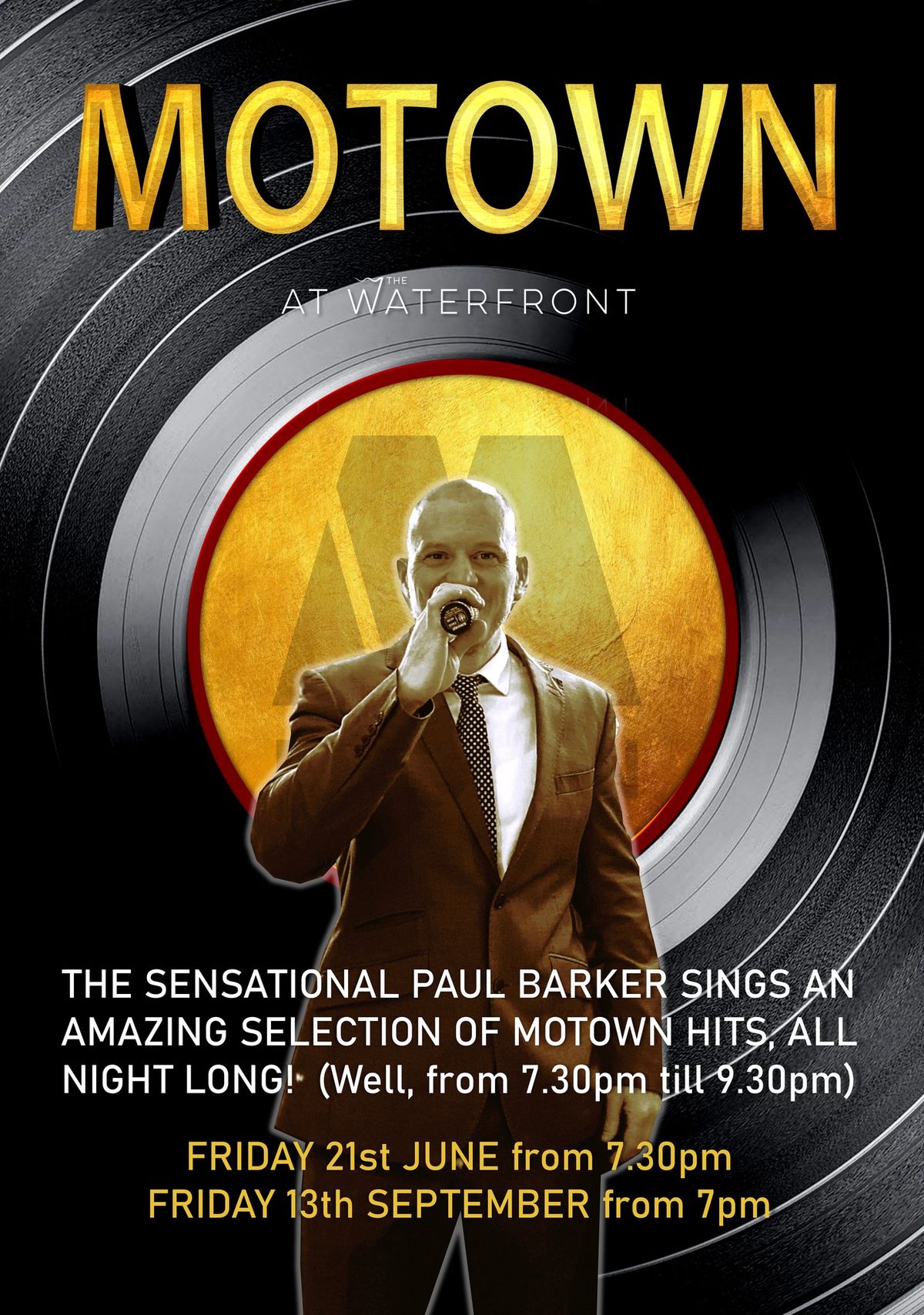 LIVE MOTOWN NIGHT! By the brilliant Paul Barker!