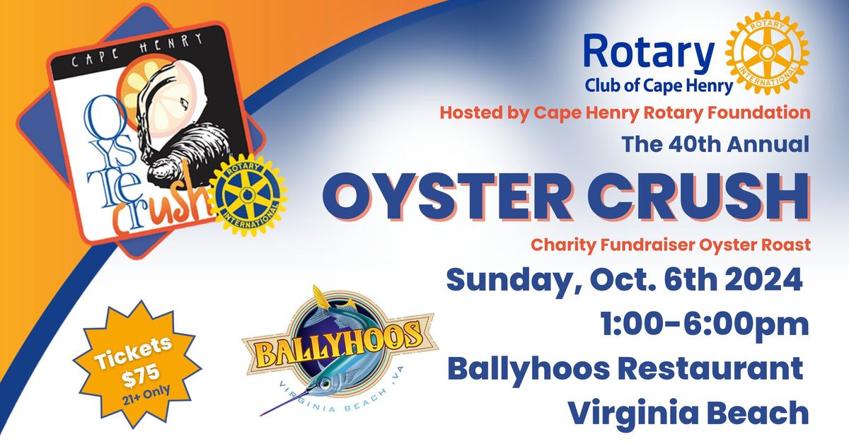 Oyster Crush at Ballyhoos! \ud83e\uddaa