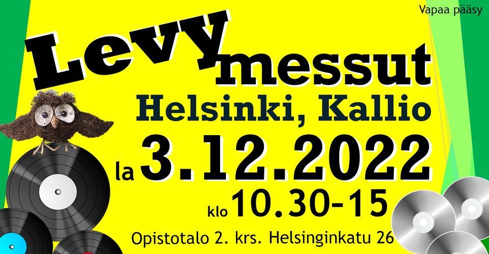 Levymessut Helsinki Kallio