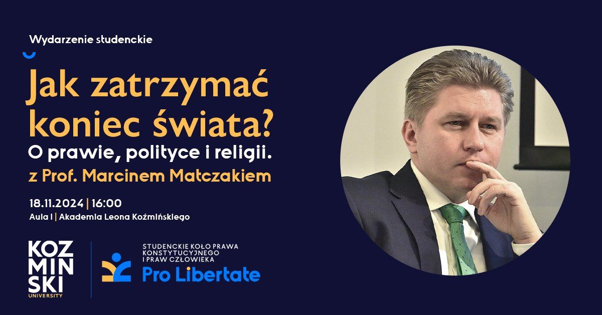 Jak zatrzyma\u0107 koniec \u015bwiata? O prawie, polityce i religii