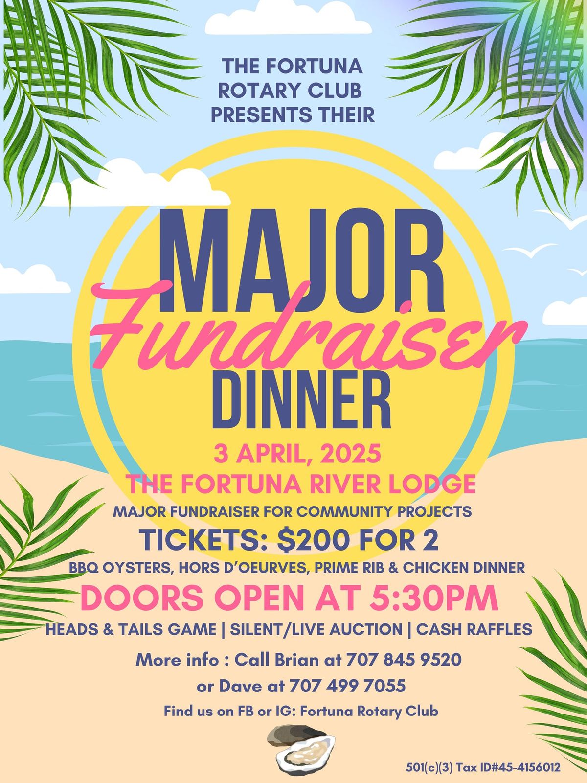 Major Fundraiser Dinner