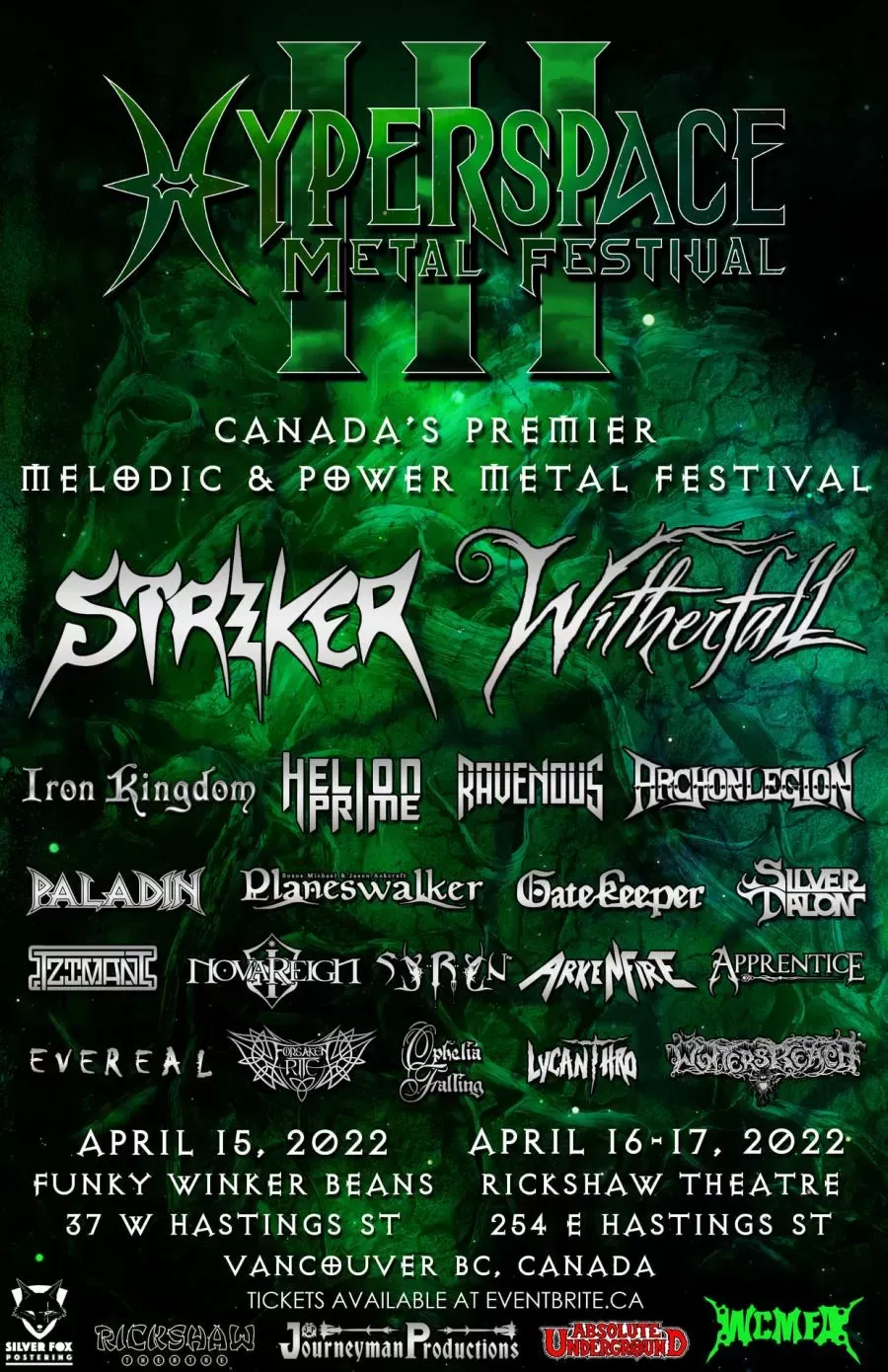 Hyperspace Metal Festival at Rickshaw Theatre