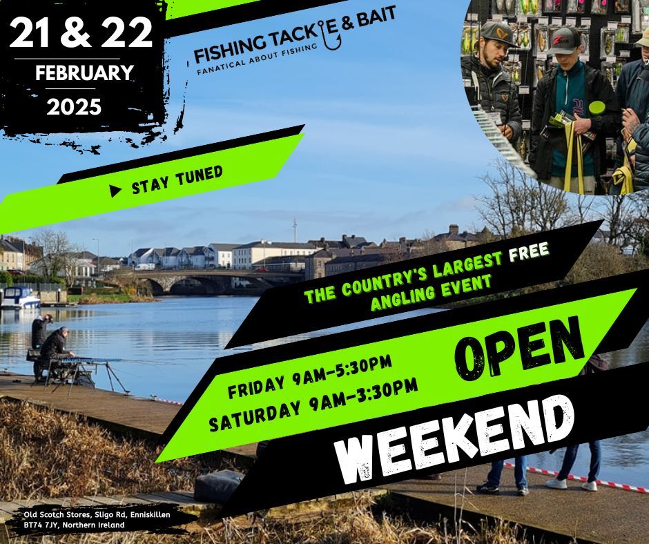 Fishing Tackle & Bait Open Weekend