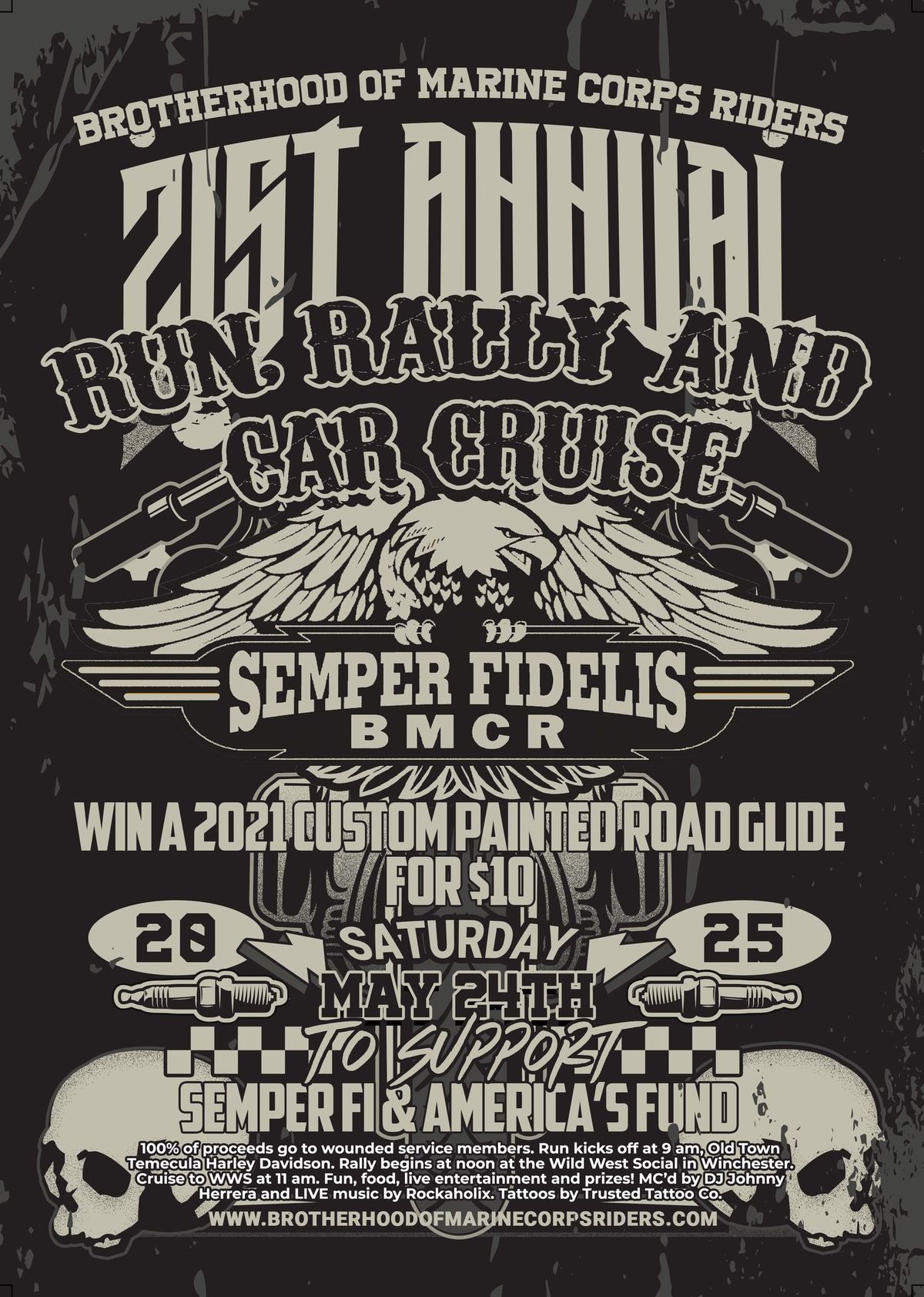 21st Annual Run, Rally and Car Cruise