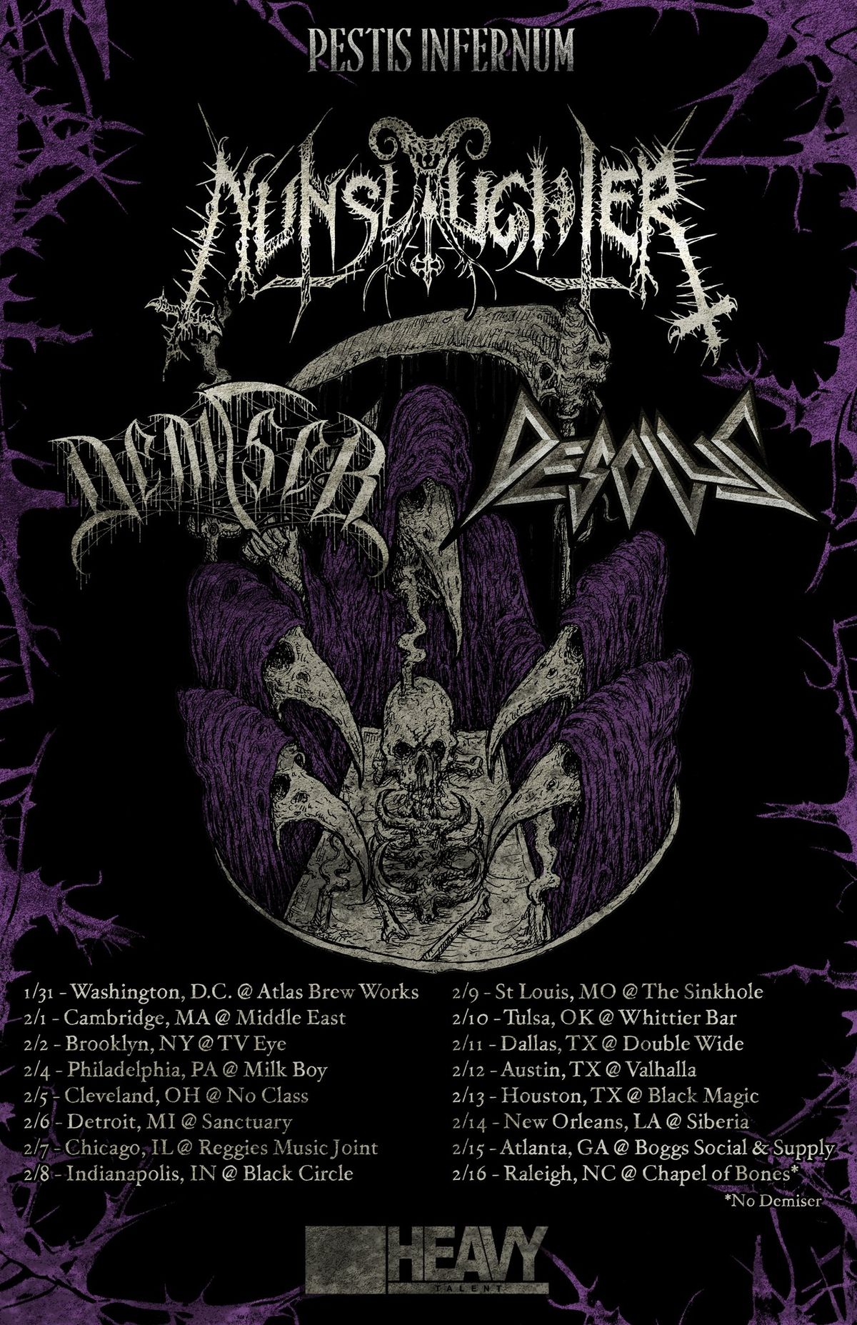 PESTIS INFERNUM TOUR 2025