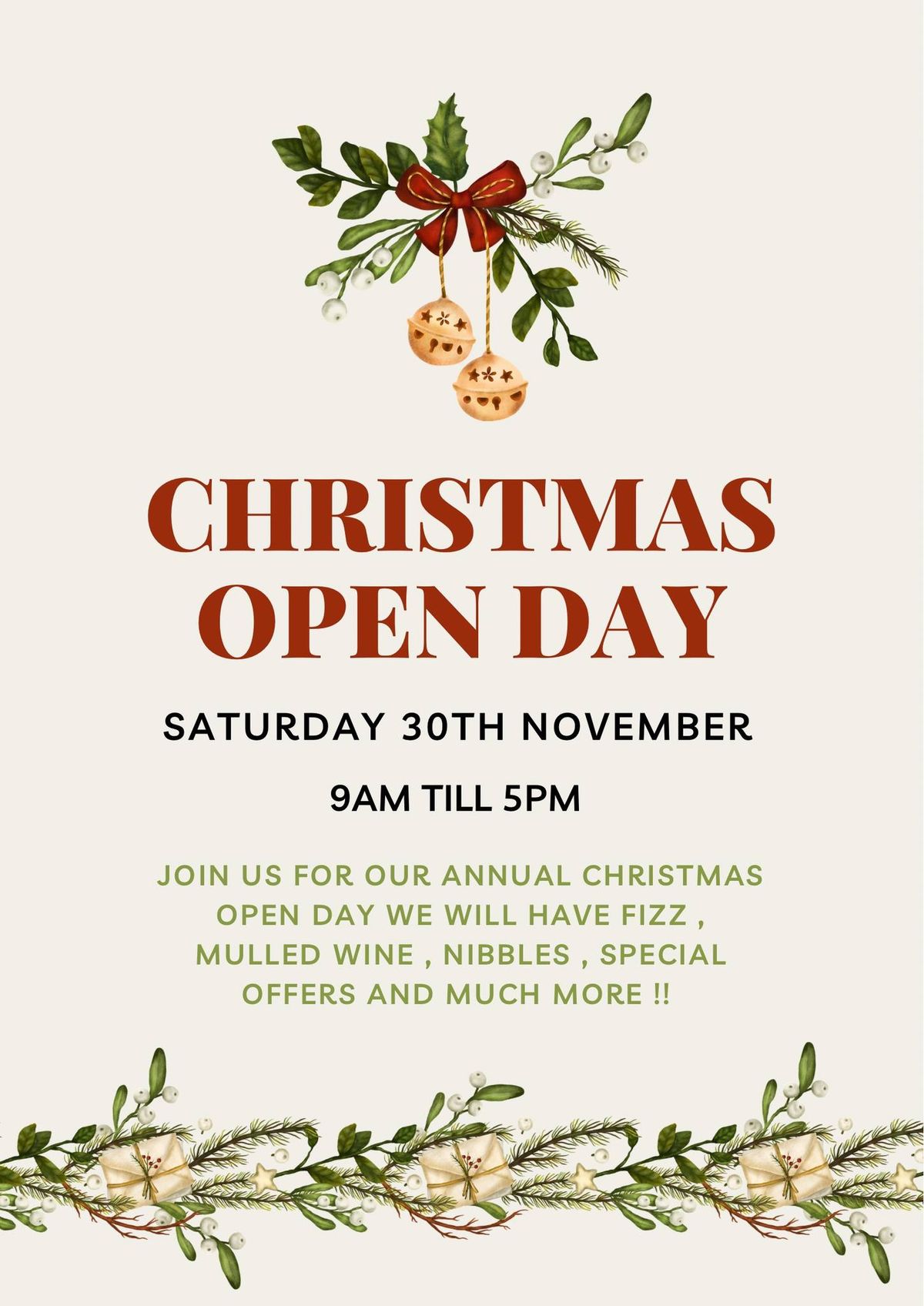 THE RANCH STORE CHRISTMAS OPEN DAY 