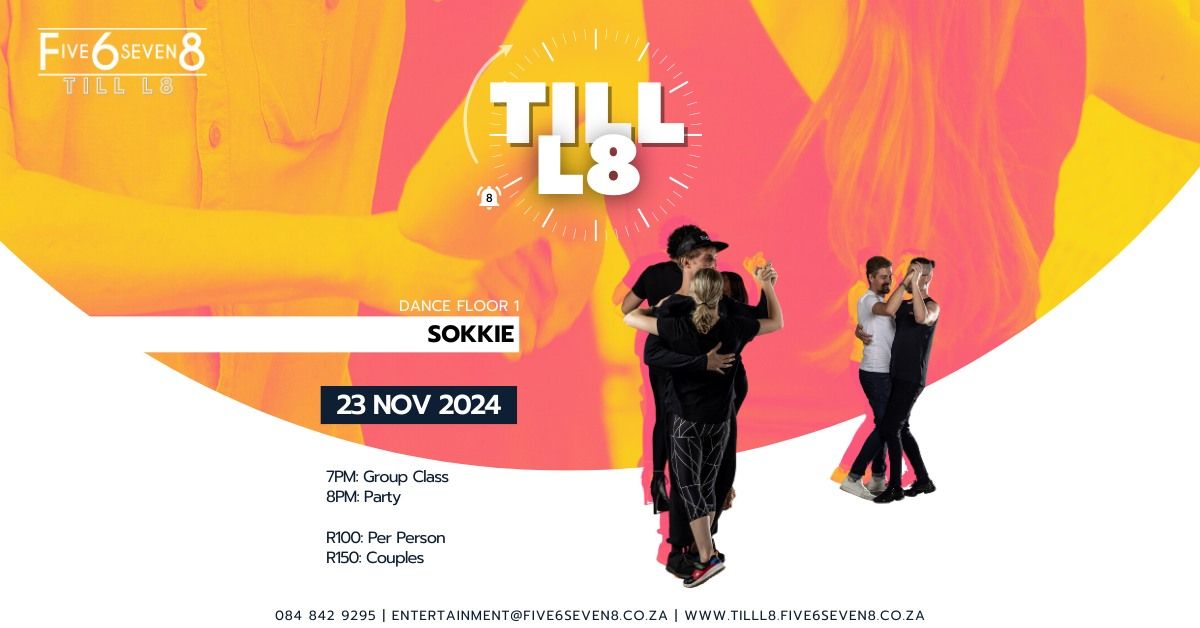 Sokkie Dance Party TIll L8 at Five6seven8 Dance Studio at Ferndale on Republic, Randburg, JHB