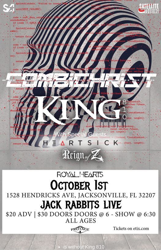 Combichrist, King810, Heartsick, Reign of Z, Royal Hearts