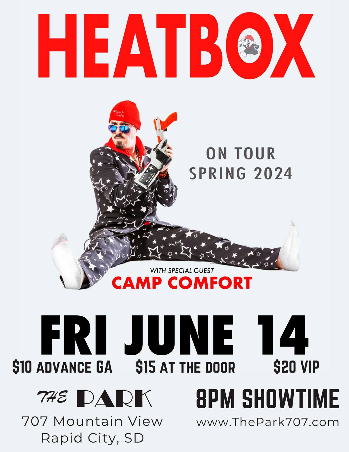 Heatbox & Camp Comfort Return to The Park!