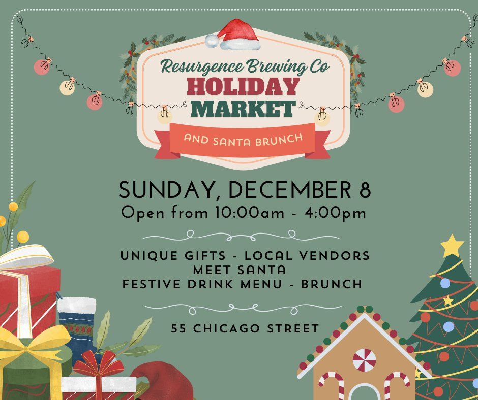 Holiday Market & Santa Brunch 