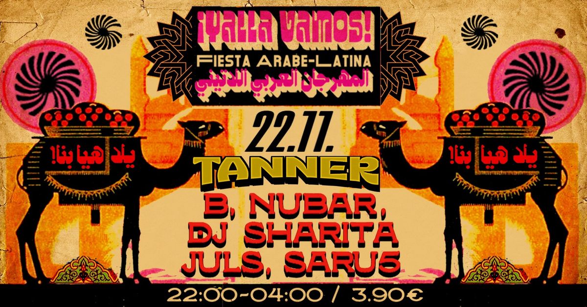 \u00a1Yalla Vamos! Fiesta Arabe-Latina