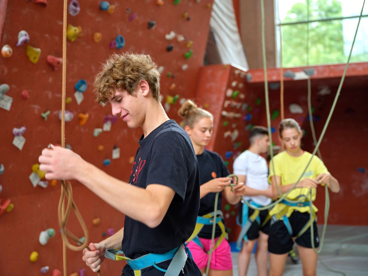 Junior climbing days in Echternach