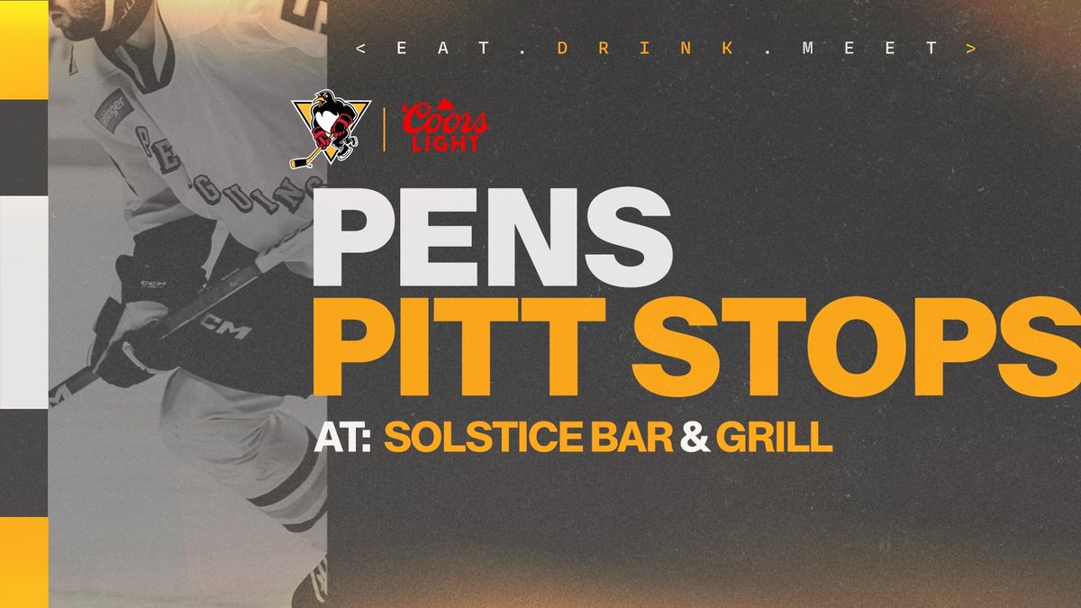 PITT STOP: Solstice Bar & Grill