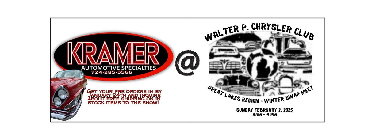 Kramer Auto @ The Walter P. Chrysler Great Lakes Region Winter Swap Meet