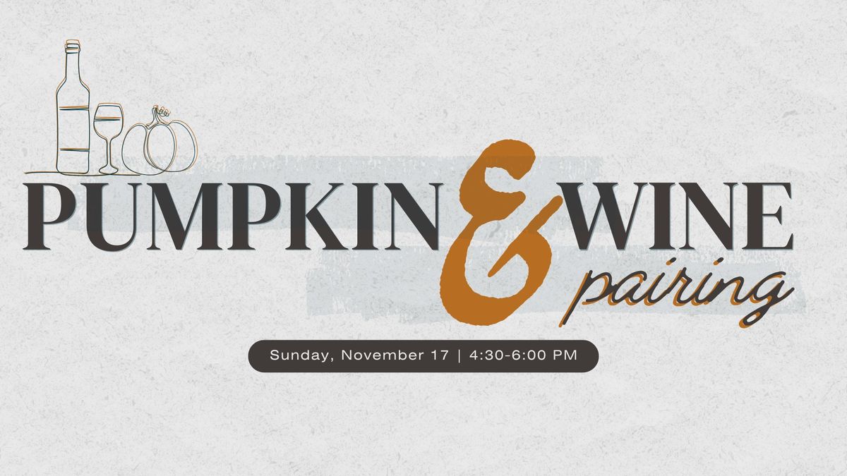 Pumpkin & Wine Pairing