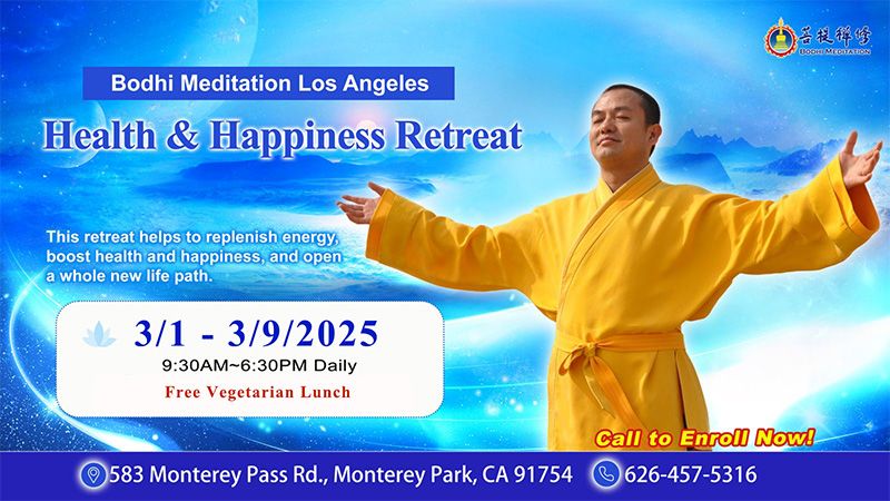 Bodhi Meditation Health & Happiness Retreat