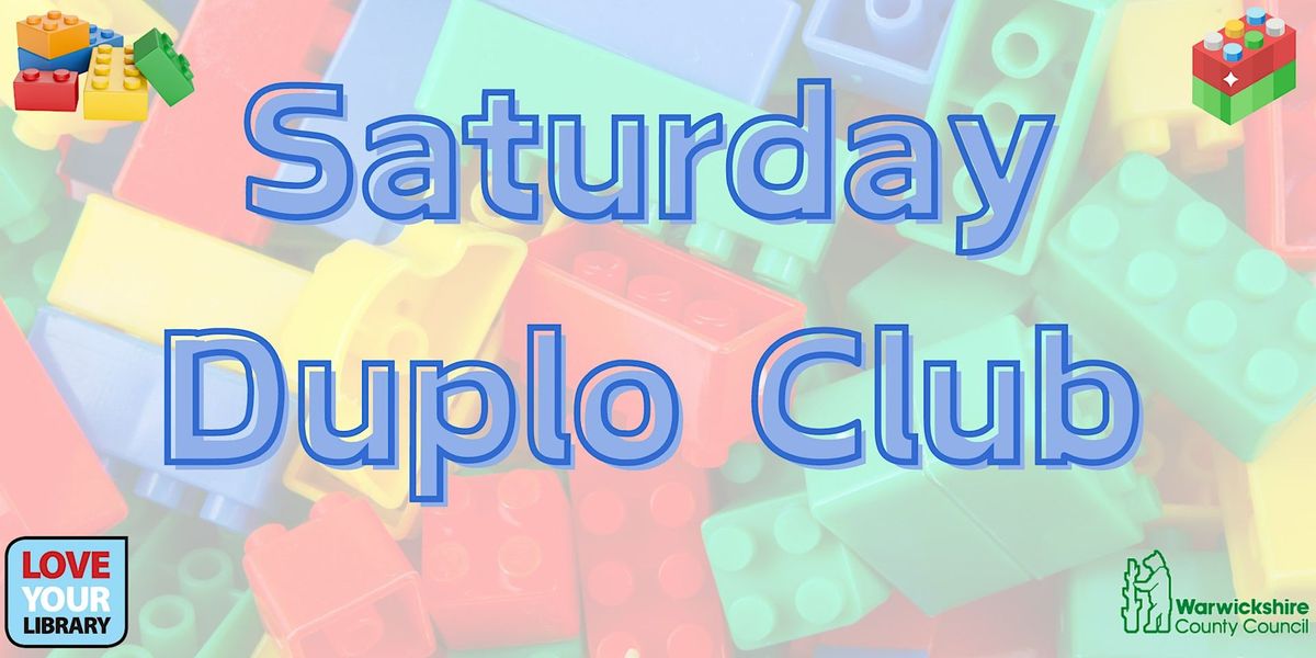 Saturday Duplo Club at Rugby Library